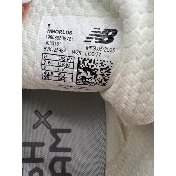 New Balance Fresh Foam X More v6 WMORLD6 Size M7.5/ W9 New - Picture 12 of 16